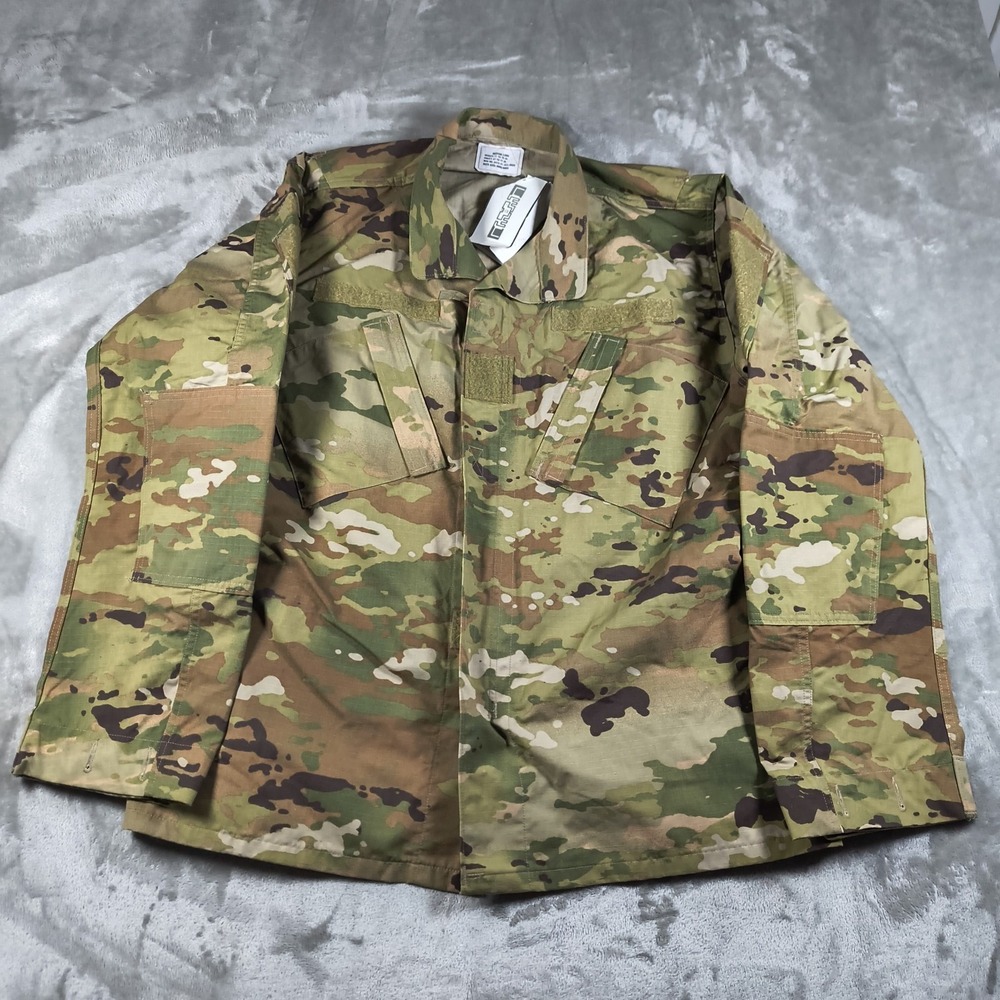 USGI Combat Coat Men Medium Long OCP Camo Multicam Army Field Jacket Ripstop New